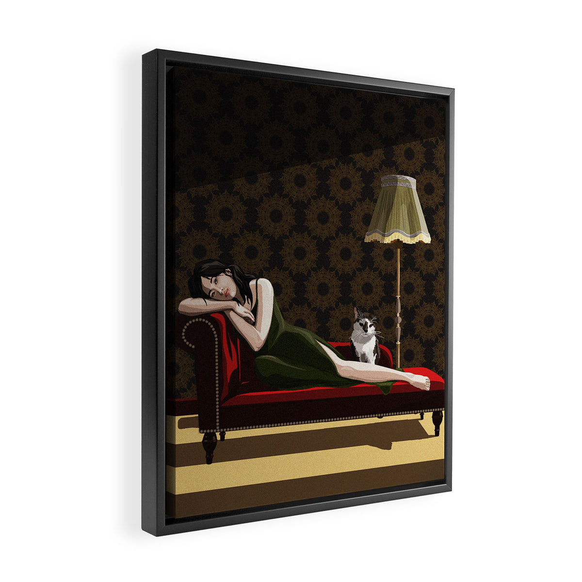 Sunbeam Daydream Framed Canvas Print Gallery Image 2