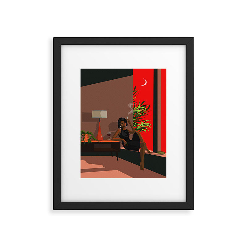 Sunset Cigarette Framed Art Print Gallery Image 5