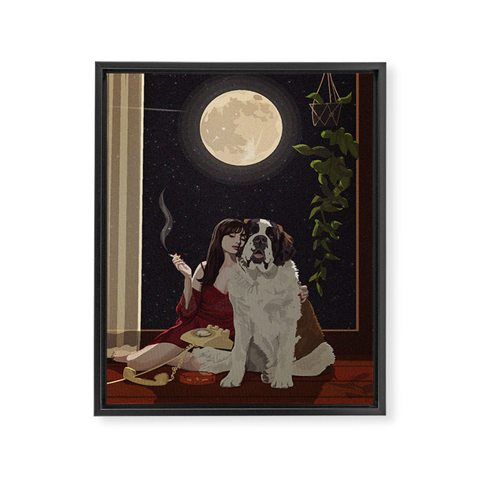 The Healer Framed Canvas Print Gallery Image 1