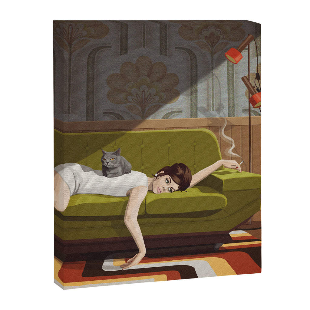 Waiting Game Canvas Print Gallery Image 6