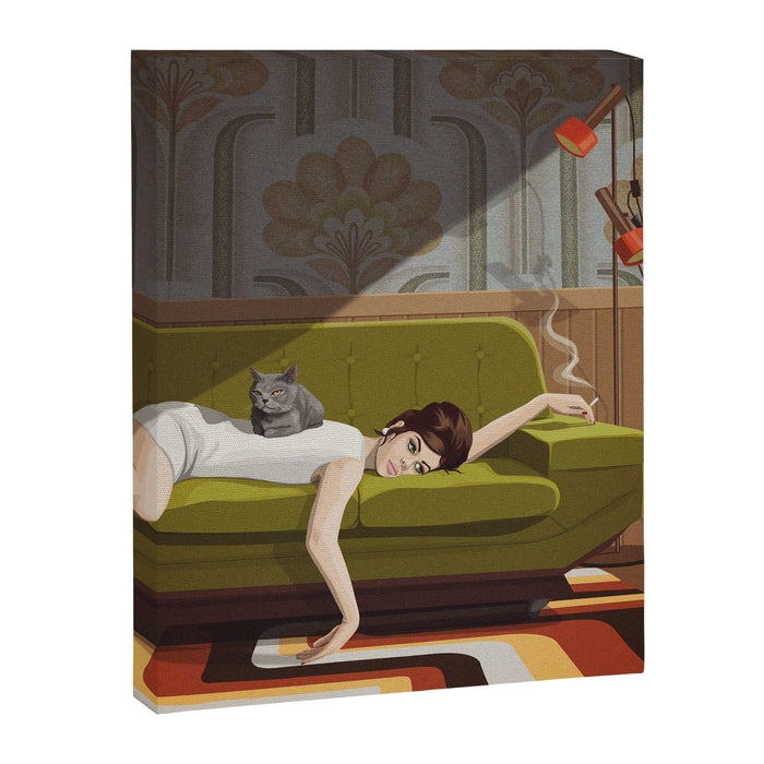 Waiting Game Canvas Print Gallery Image 1