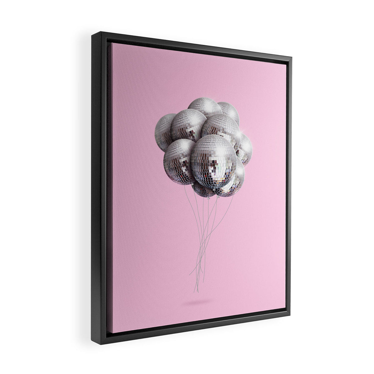 Disco Balloons Framed Canvas Print Gallery Image 2