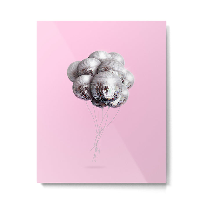 Disco Balloons Metal Print Gallery Image 1