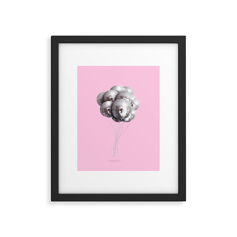 Disco Balloons Framed Art Print Gallery Image 6