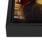 Drunk Lisa Framed Canvas Print Gallery Image 3