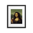 Drunk Lisa Framed Art Print Gallery Image 6