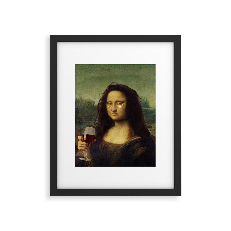 Drunk Lisa Framed Art Print Gallery Image 6
