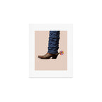 Funny Cowboy  Art Print Gallery Image 1