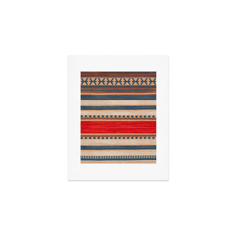 Bohemian Tapestry: Timeless Moroccan Heritage Fabrics Art Print Gallery Image 1