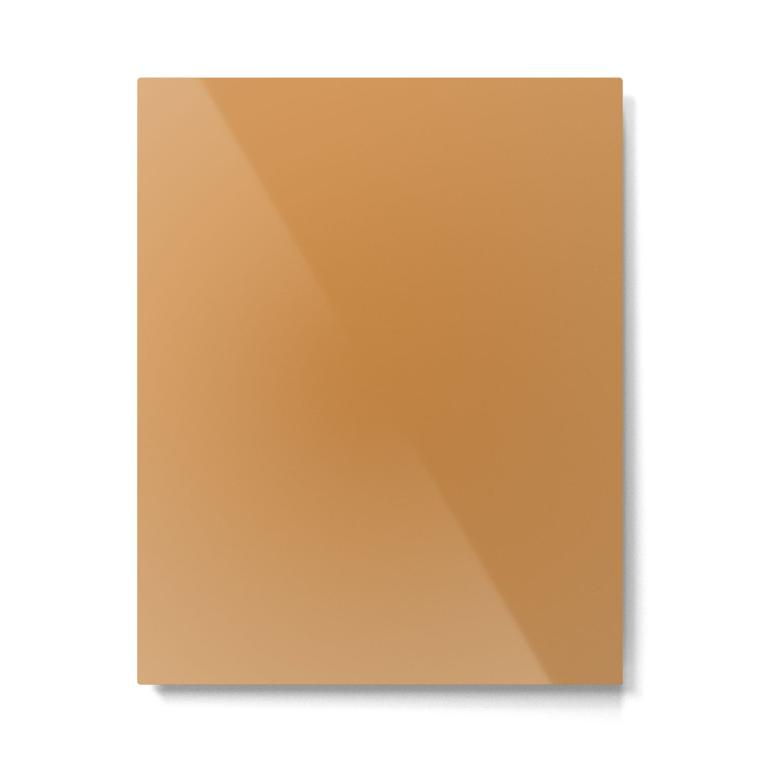 Desert Sands: Camel Skin Hue and Leather Style Metal Print Gallery Image 6