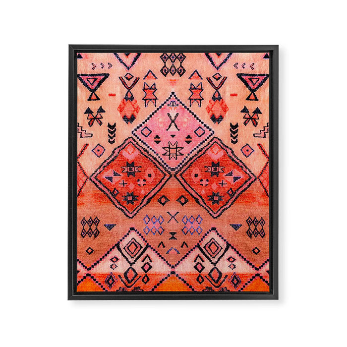 Epic Rustic & Farmhouse Style Original Moroccan Artwork  Framed Canvas Print Gallery Image 1