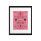 Lovely Pink Oriental Traditional Moroccan Handmade Printable Style  Framed Art Print Gallery Image 6