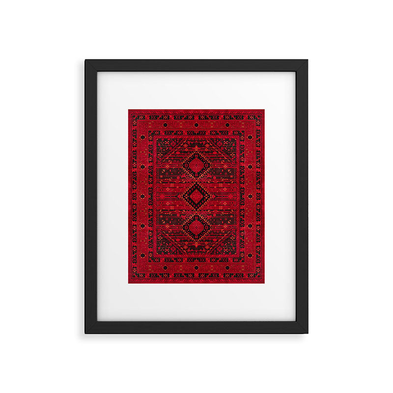 Scarlet Elegance: Oriental Moroccan & Ottoman Artistry Framed Art Print Gallery Image 6