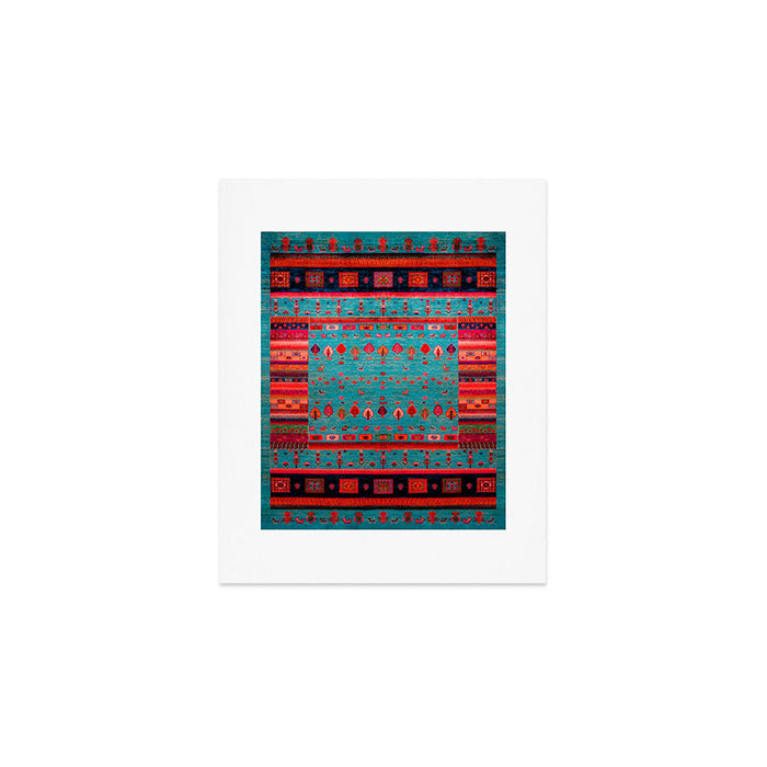 Traditional Berber Bohemian Moroccan Handmade Fabric Style Fall Autumn Color Inspiration Art Print Gallery Image 1