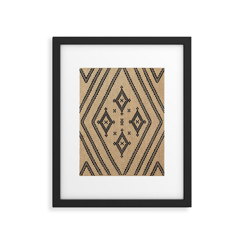 Traditional Bohemian African Moroccan Style  Framed Art Print Gallery Image 6