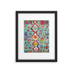 N178 - Antique Oriental Traditional Berber Bohemian Moroccan Style  Framed Art Print Gallery Image 6