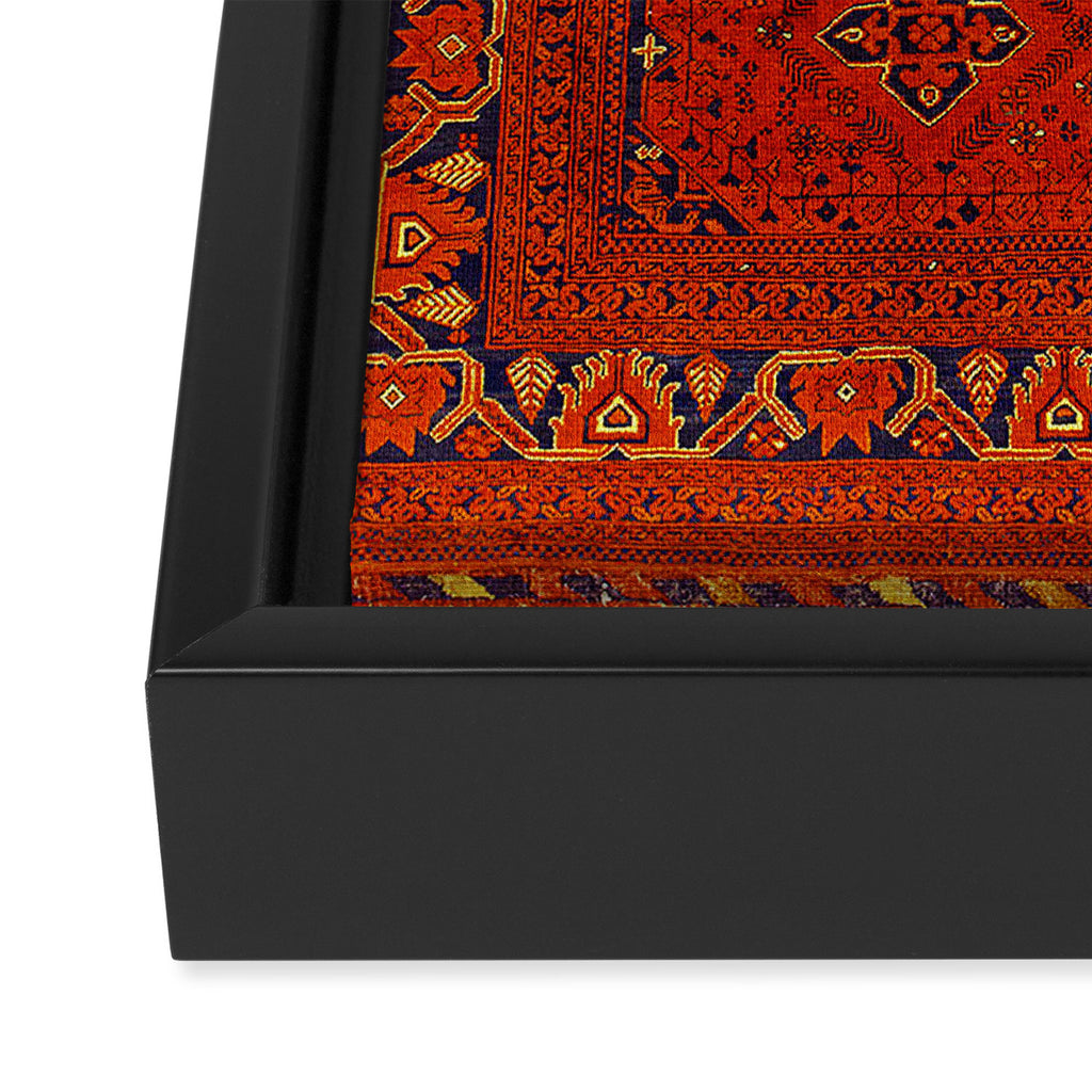 N194 - Red Berber Atlas Oriental Traditional Moroccan Style Framed Canvas Print Gallery Image 3