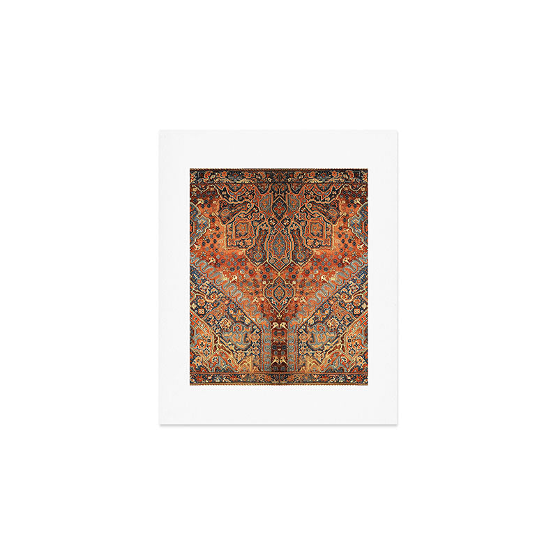 N198 - Vintage Heritage Traditional Golden Berber Moroccan Style Art Print Gallery Image 1