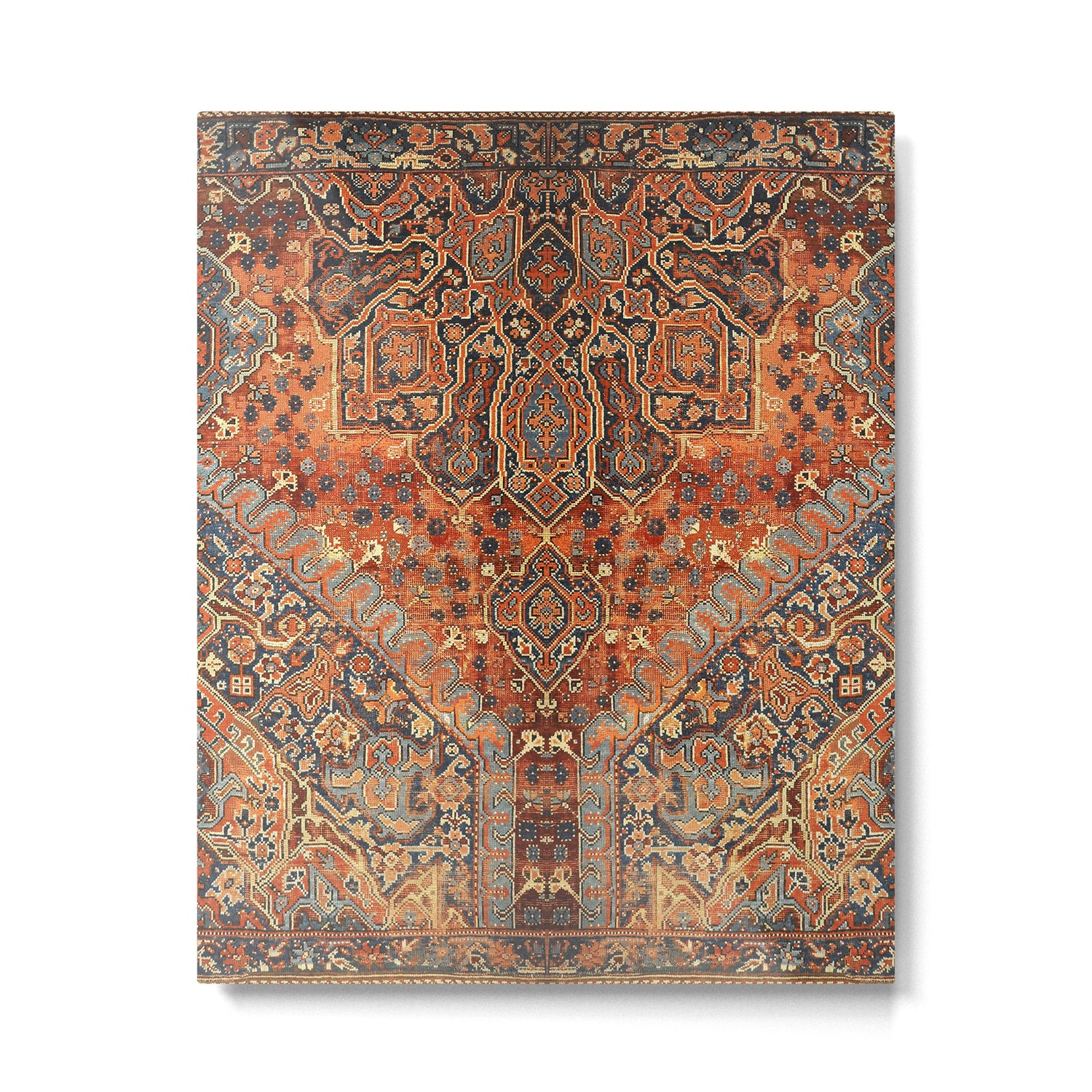 N198 - Vintage Heritage Traditional Golden Berber Moroccan Style Metal Print Gallery Image 6