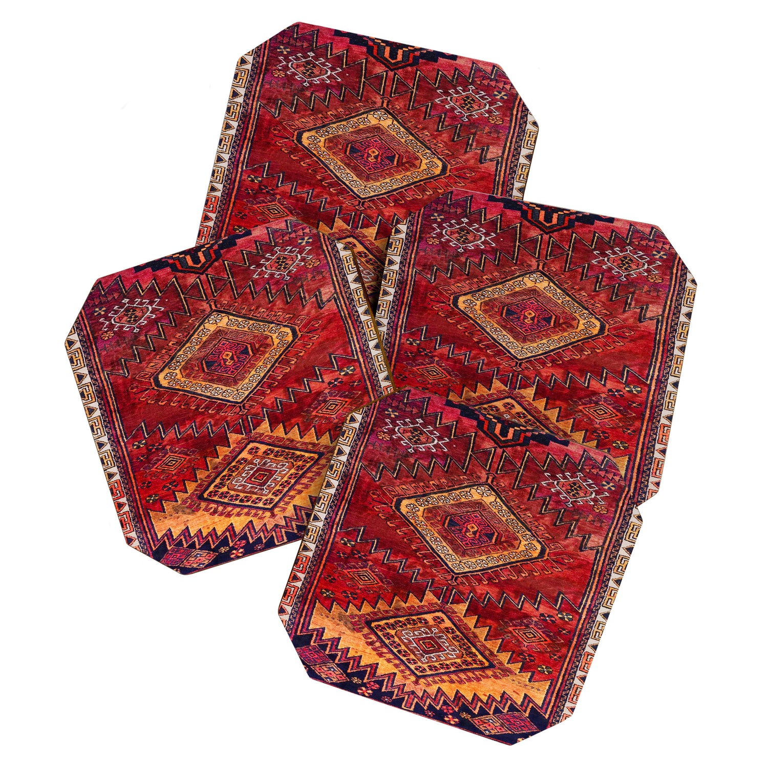 N200 - Berber Moroccan Heritage Oriental Traditional Moroccan Style Coaster Gallery Image 1