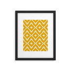 Radiance of the Yellow Zellige Framed Art Print Gallery Image 6