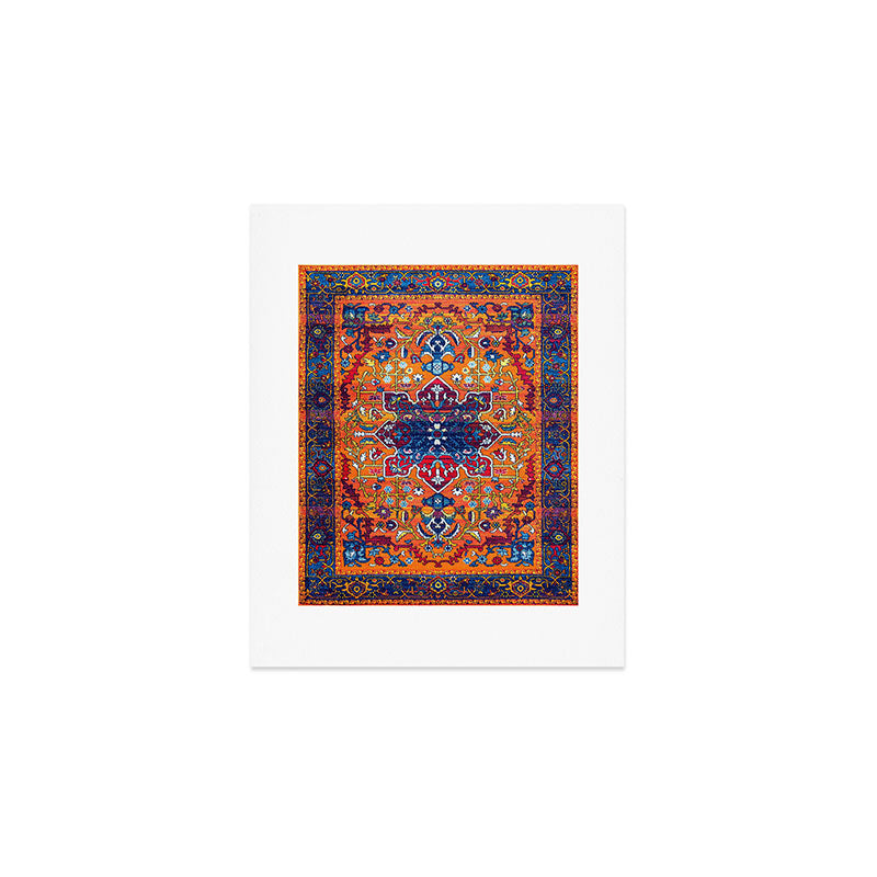 Saffron Elegance: Timeless Berber Atlas Moroccan Aesthetics Art Print Gallery Image 1