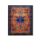 Saffron Elegance: Timeless Berber Atlas Moroccan Aesthetics Framed Canvas Print Gallery Image 8