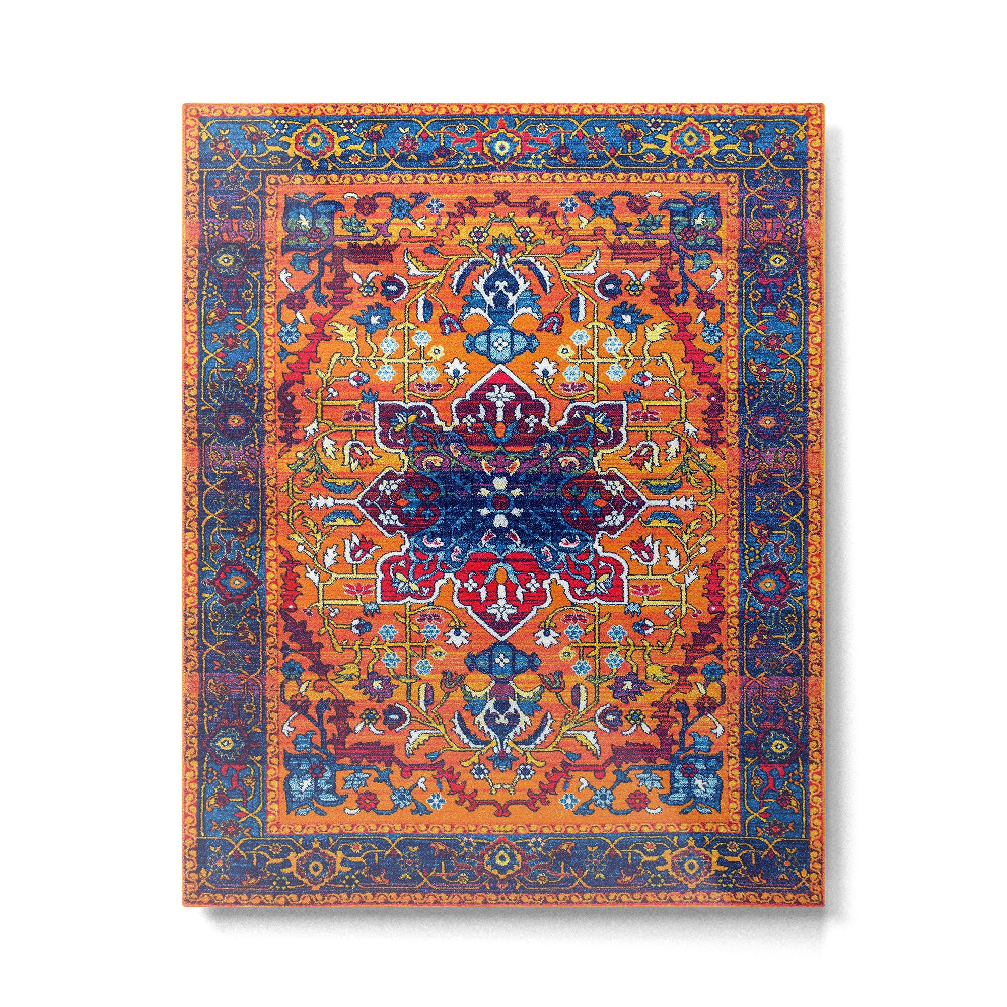 Saffron Elegance: Timeless Berber Atlas Moroccan Aesthetics Metal Print Gallery Image 6