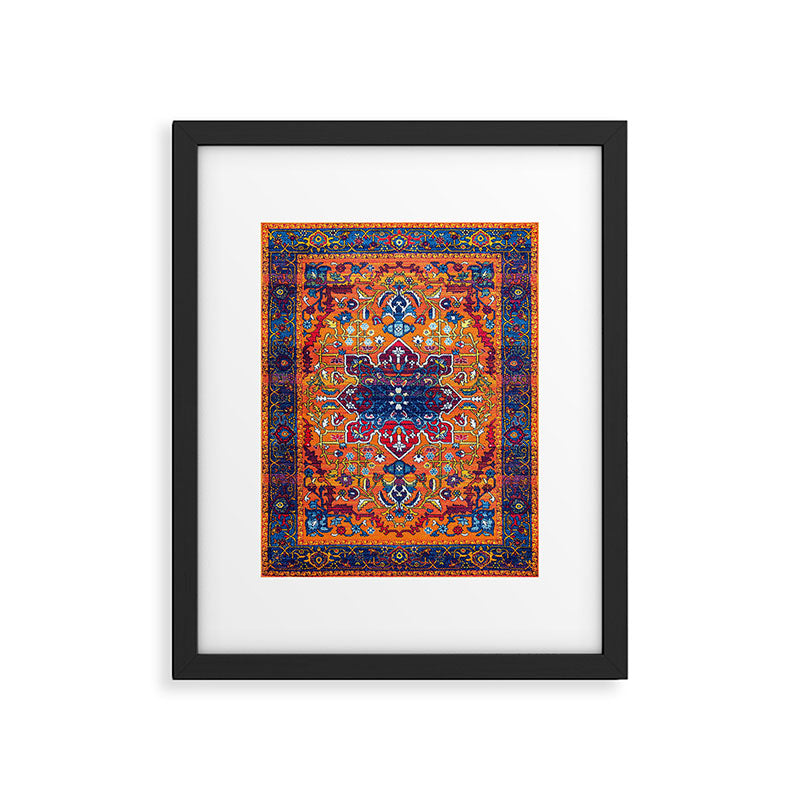 Saffron Elegance: Timeless Berber Atlas Moroccan Aesthetics Framed Art Print Gallery Image 6