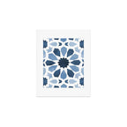 Watercolor Zellige Harmony Art Print Gallery Image 1