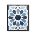 Watercolor Zellige Harmony Framed Canvas Print Gallery Image 8