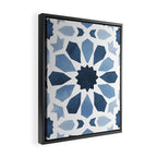 Watercolor Zellige Harmony Framed Canvas Print Gallery Image 2