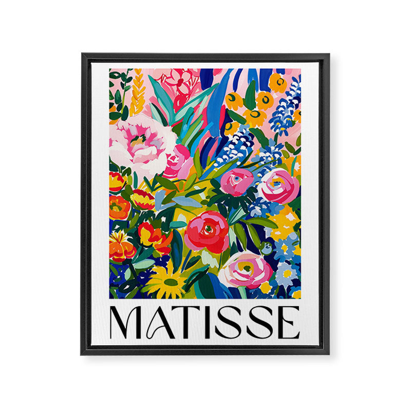 Blooming Garden - Matisse Inspired Framed Canvas Print Gallery Image 6