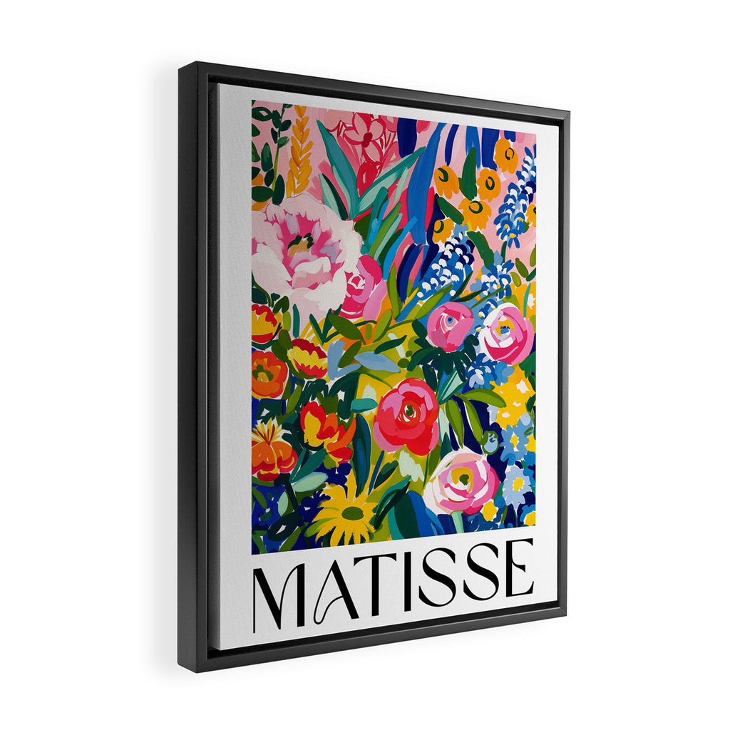 Blooming Garden - Matisse Inspired Framed Canvas Print Gallery Image 2