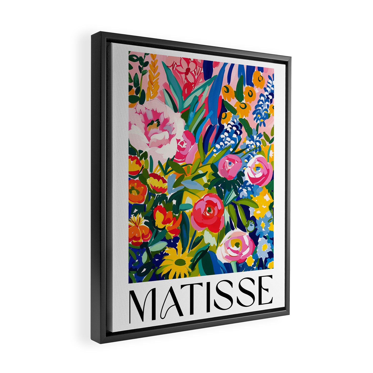Blooming Garden - Matisse Inspired Framed Canvas Print Gallery Image 2