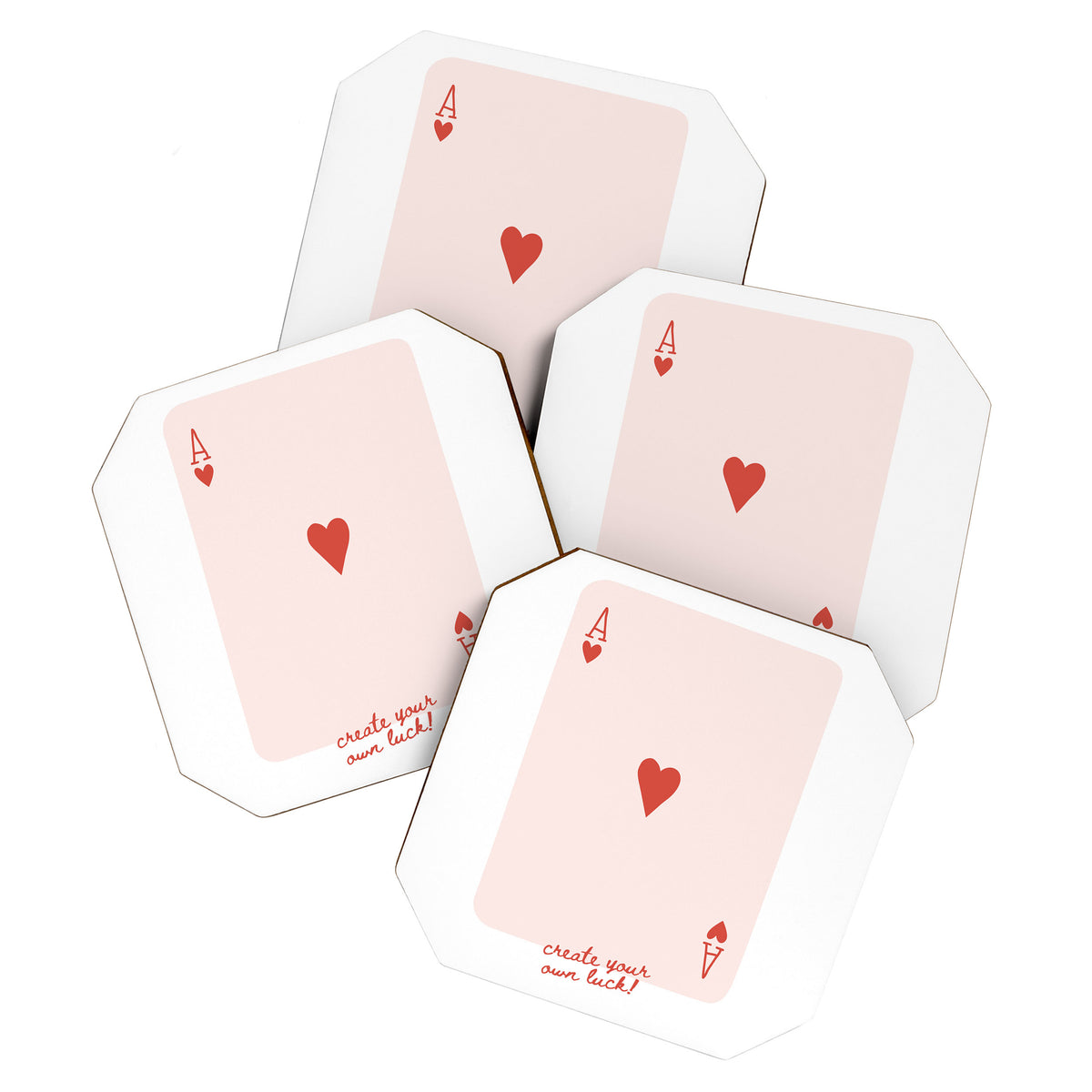 Ace of Hearts  Coaster Gallery Image 1