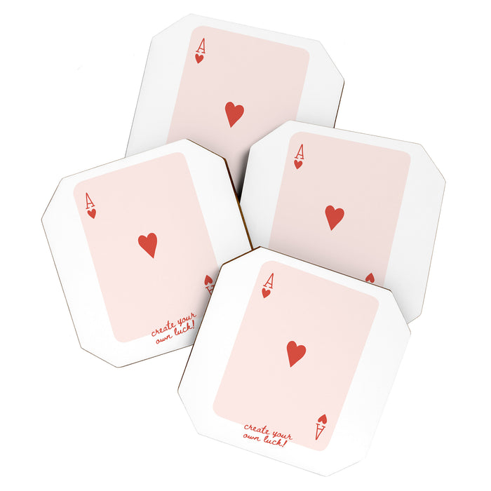 Ace of Hearts  Coaster Gallery Image 1
