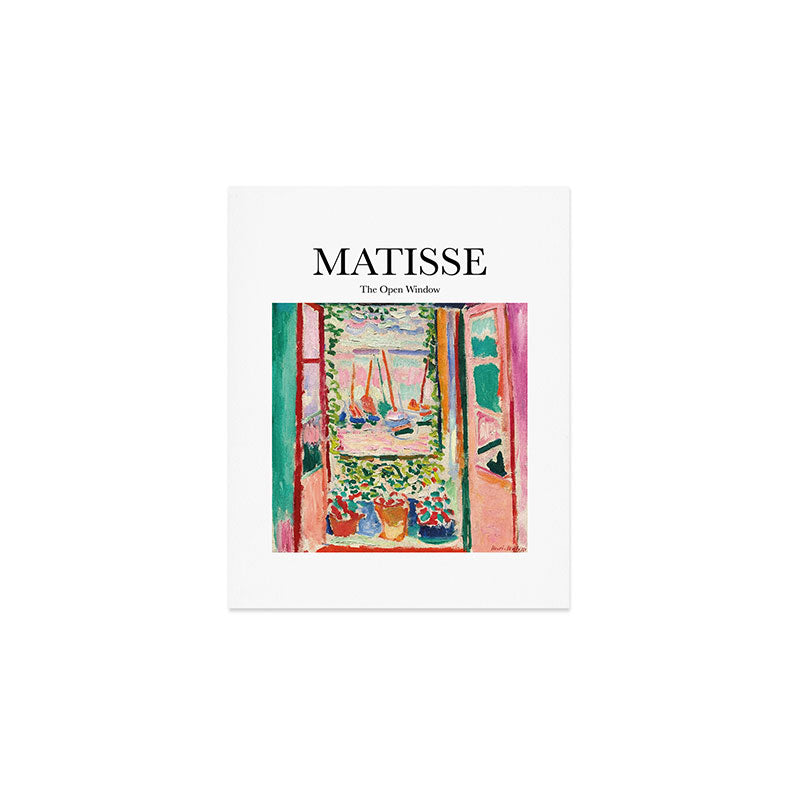 The Open Window by Henri Matisse - Artwork Design Art Print