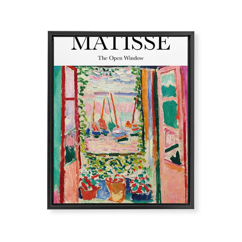 The Open Window by Henri Matisse - Artwork Design Framed Canvas Print Gallery Image 8