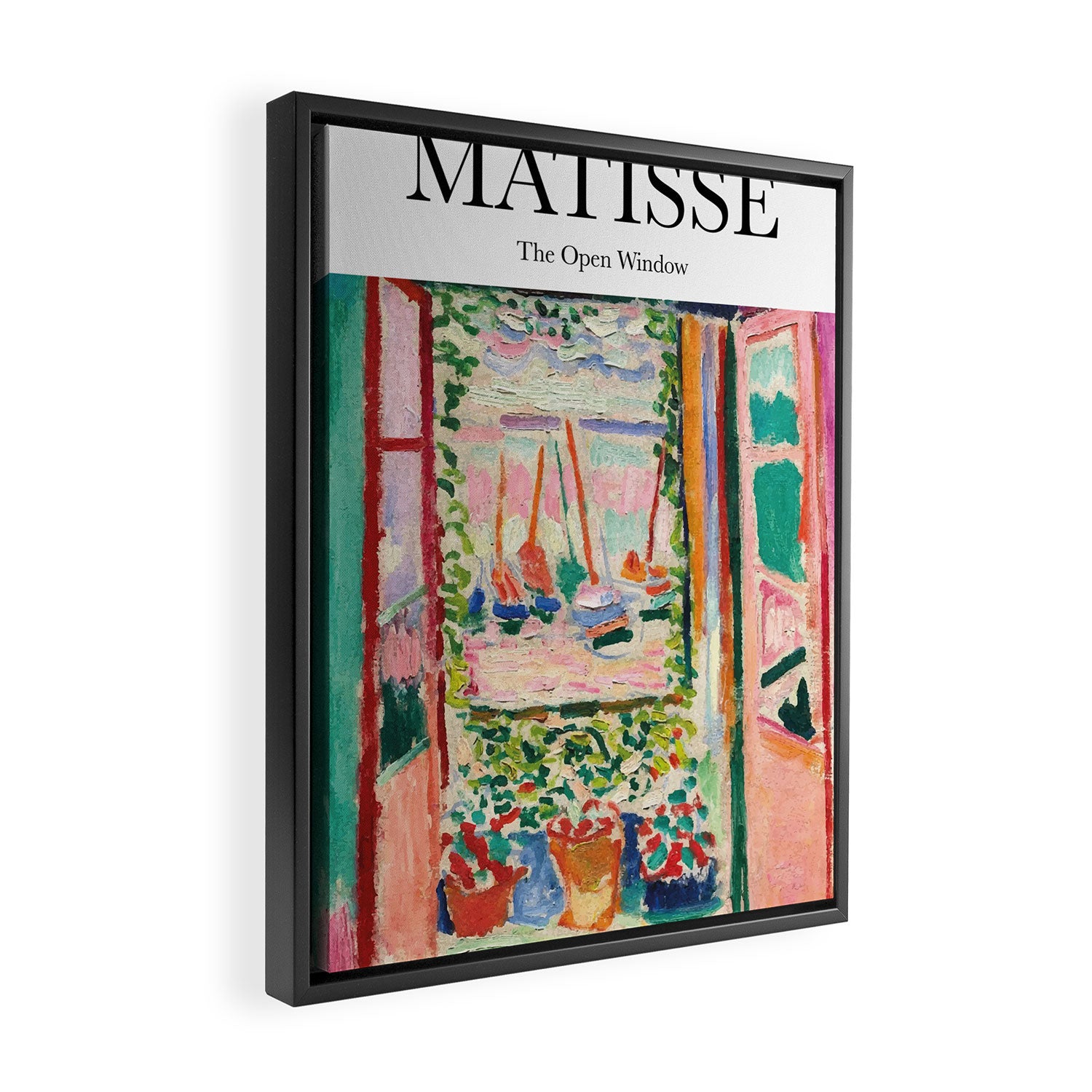 The Open Window by Henri Matisse - Artwork Design Framed Canvas Print Gallery Image 2