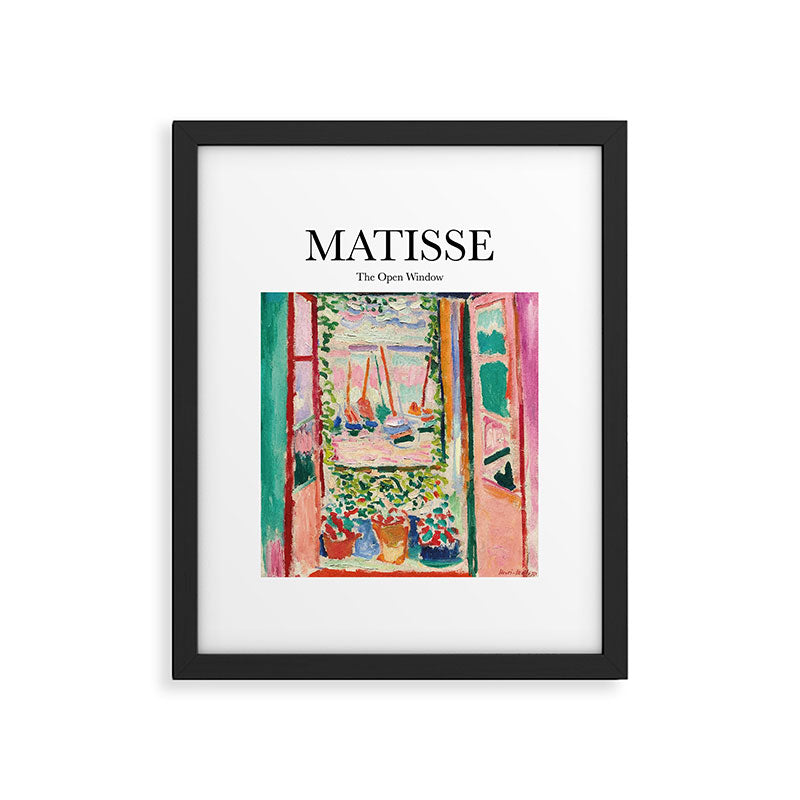 The Open Window by Henri Matisse - Artwork Design Framed Art Print Gallery Image 6