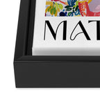 Mediterranean Bloom - Matisse inspired Framed Canvas Print Gallery Image 3
