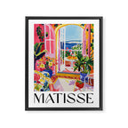 Mediterranean Bloom - Matisse inspired Framed Canvas Print Gallery Image 6