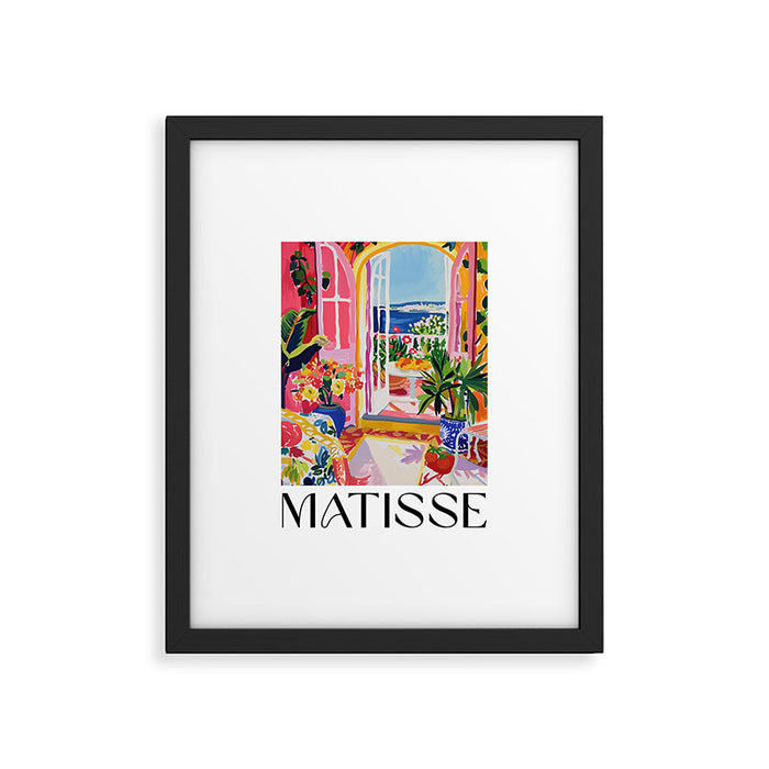Mediterranean Bloom - Matisse inspired Framed Art Print Gallery Image 1