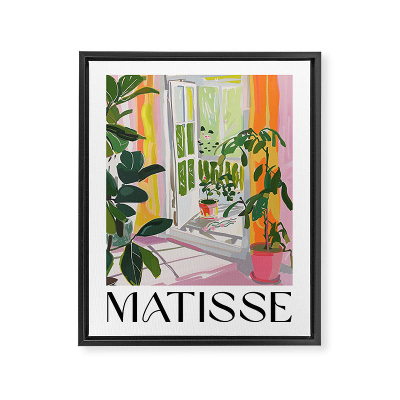 Morning Light - Matisse Inspired Framed Canvas Print Gallery Image 6