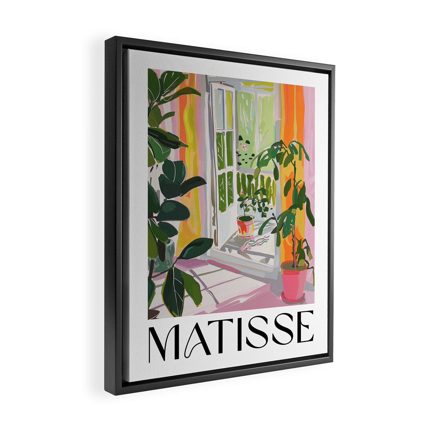 Morning Light - Matisse Inspired Framed Canvas Print Gallery Image 2