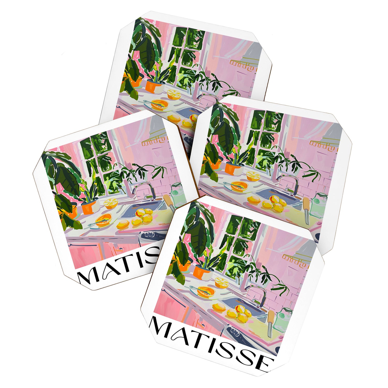 Sunny Kitchen - Matisse Inspired Coaster Gallery Image 1