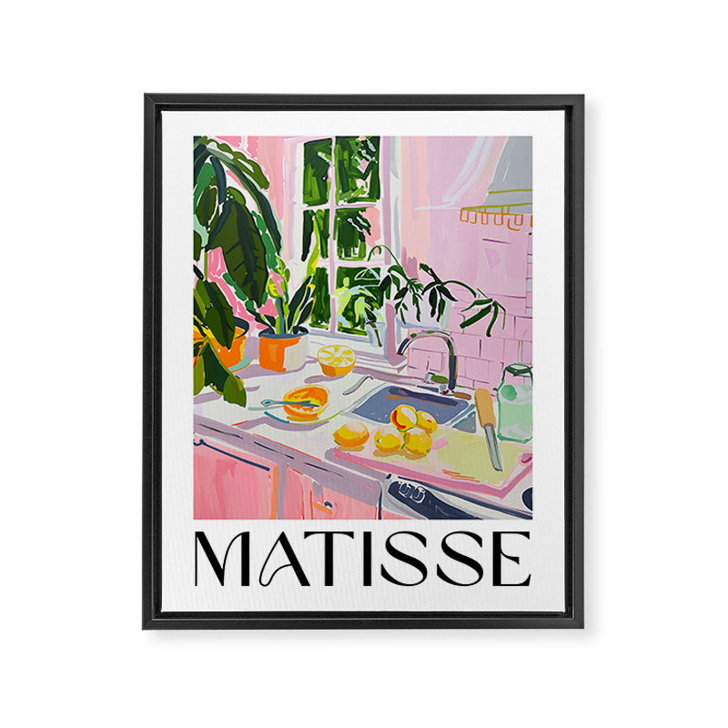 Sunny Kitchen - Matisse Inspired Framed Canvas Print Gallery Image 6