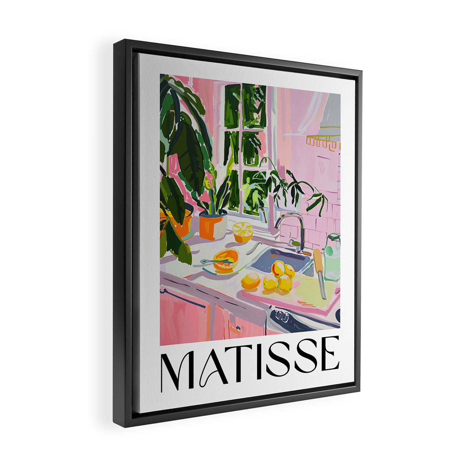 Sunny Kitchen - Matisse Inspired Framed Canvas Print Gallery Image 2