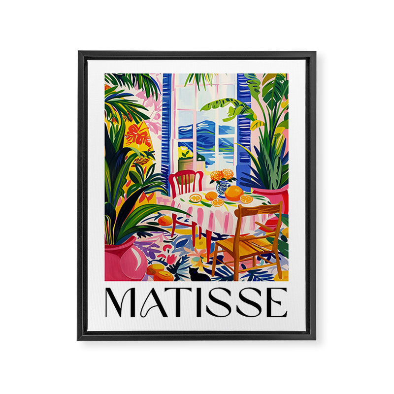 Tropical Brunch - Matisse Inspired Framed Canvas Print Gallery Image 6